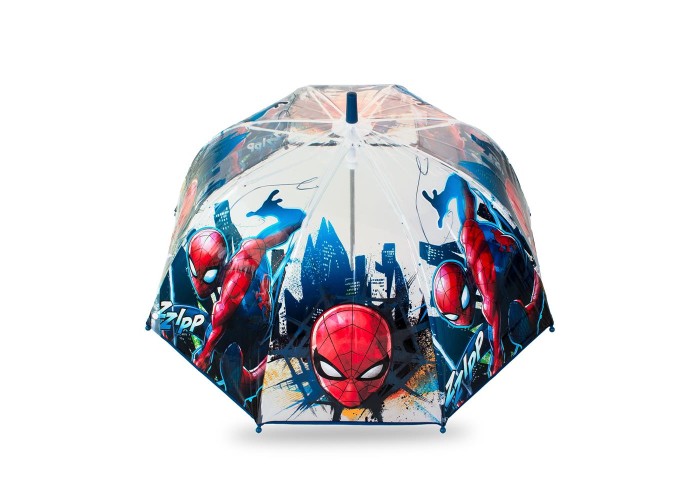 Παιδική διάφανη ομπρέλα Spiderman PVC Ø46εκ.