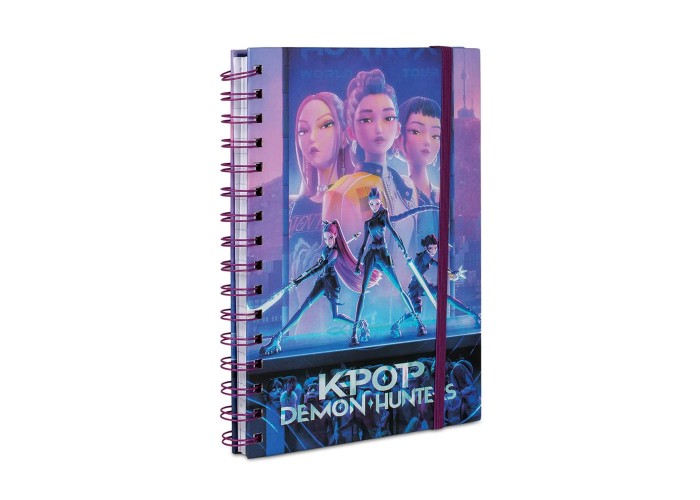 Σημειωματάριο σπιράλ K-Pop Demon Hunters Υ21x14.7εκ. Σημειωματάριο σπιράλ K-Pop Demon Hunters Υ21x14.7εκ.