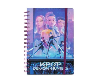 Σημειωματάριο σπιράλ K-Pop Demon Hunters Υ21x14.7εκ.