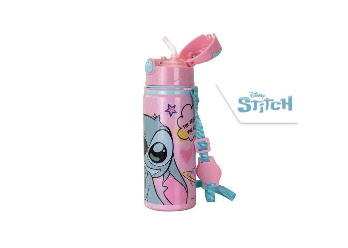 Παγούρι αλουμινίου Stitch 600ml. Παγούρι αλουμινίου Stitch 600ml.