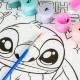 Σετ ζωγραφικής με αριθμούς Stitch σε καμβά με 8 ακρυλικά χρώματα Y24,5x18,5εκ. Σετ ζωγραφικής με αριθμούς Stitch σε καμβά με 8 ακρυλικά χρώματα Y24,5x18,5εκ.