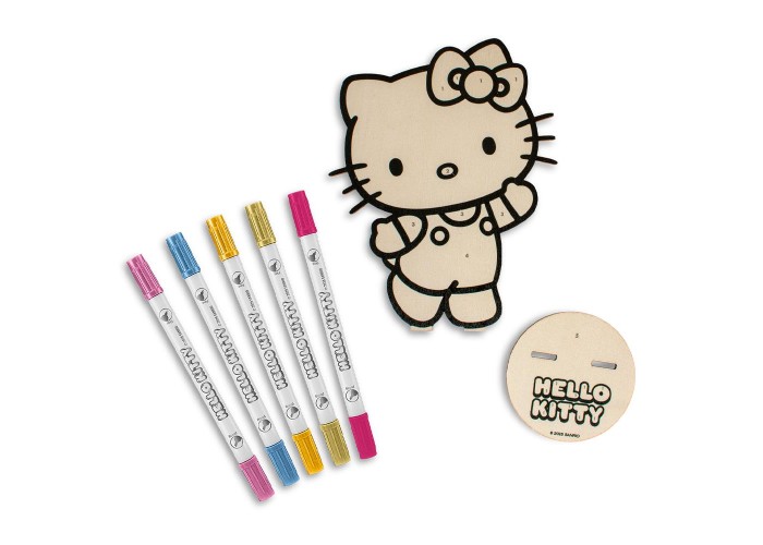 Σετ ζωγραφικής με αριθμούς Hello Kitty με ξύλινη φιγούρα MDF και 5 μαρκαδόρους Y29,7x21εκ. Σετ ζωγραφικής με αριθμούς Hello Kitty με ξύλινη φιγούρα MDF και 5 μαρκαδόρους Y29,7x21εκ.