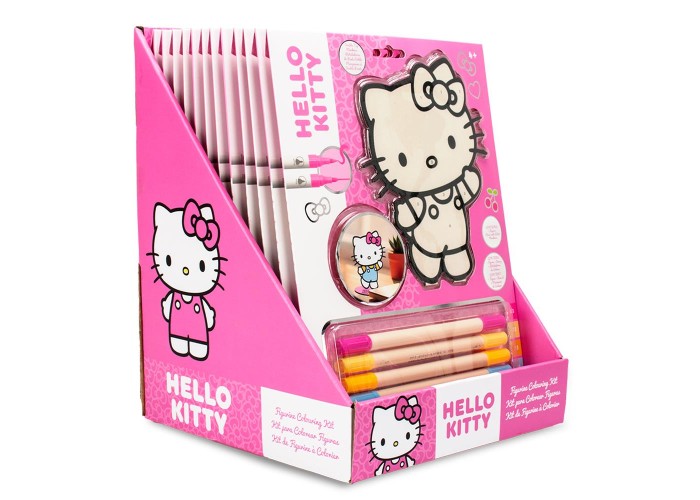 Σετ ζωγραφικής με αριθμούς Hello Kitty με ξύλινη φιγούρα MDF και 5 μαρκαδόρους Y29,7x21εκ. Σετ ζωγραφικής με αριθμούς Hello Kitty με ξύλινη φιγούρα MDF και 5 μαρκαδόρους Y29,7x21εκ.