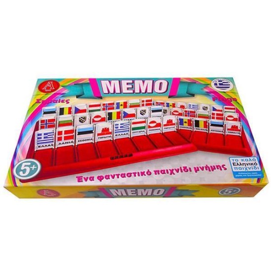 Εκπαιδευτικό παιχνίδι memo με σημαίες Εκπαιδευτικό παιχνίδι memo με σημαίες