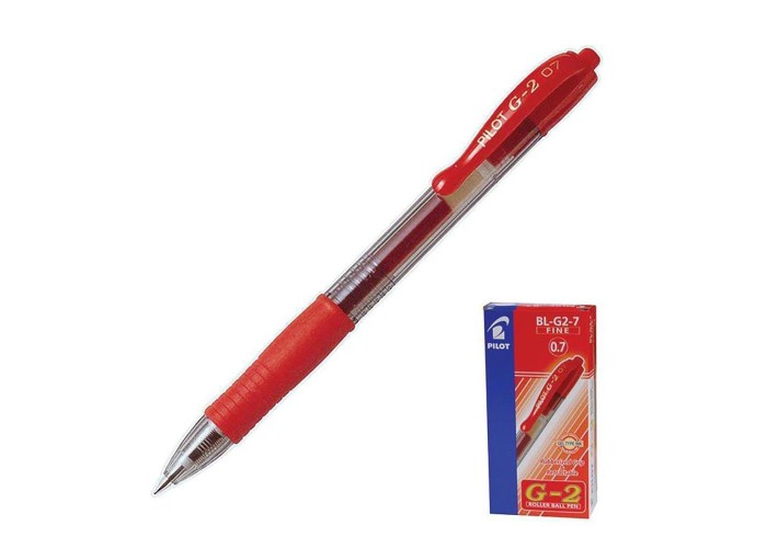 Pilot στυλό gel G2 fine κόκκινο 0,7mm