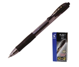 Pilot στυλό gel G2 fine μαύρο 0,7mm Pilot στυλό gel G2 fine μαύρο 0,7mm