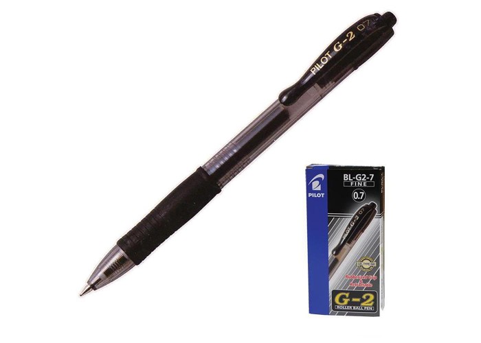 Pilot στυλό gel G2 fine μαύρο 0,7mm