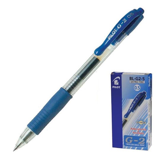 Pilot στυλό jel G2 extra fine μπλε 0.5mm Pilot στυλό jel G2 extra fine μπλε 0.5mm