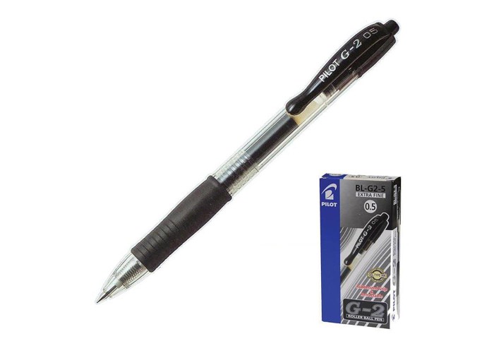 Pilot στυλό jel G2 extra fine μαύρο 0.5mm Pilot στυλό jel G2 extra fine μαύρο 0.5mm