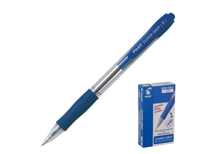 Pilot στυλό Super Grip fine μπλε 0.7mm