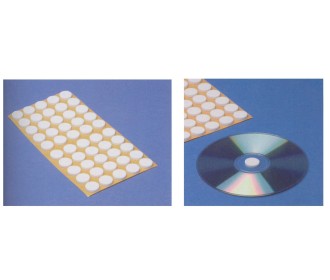 Αυτοκόλλητο για συγκράτηση cd λευκό Ø16mm 500τεμ.