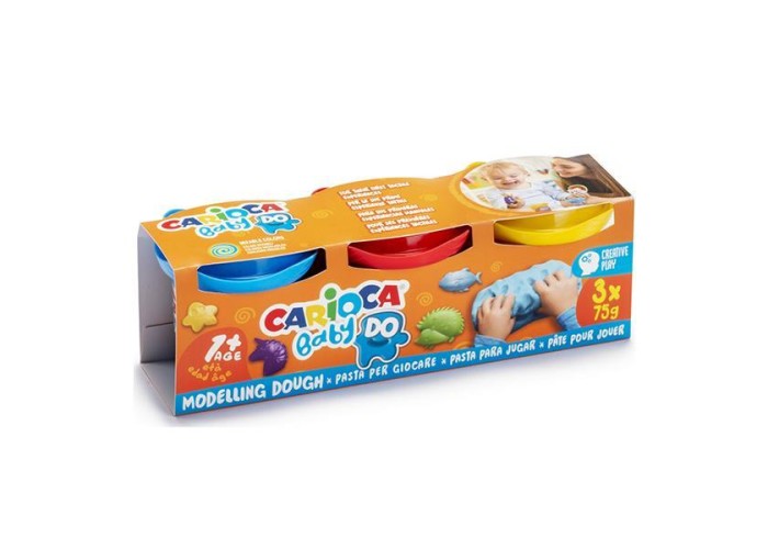Carioca πλαστοζυμαράκια Baby 3x75gr Carioca πλαστοζυμαράκια Baby 3x75gr