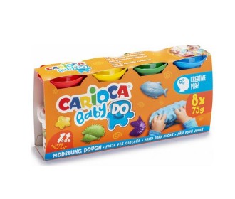 Carioca πλαστοζυμαράκια Baby 8x75gr Carioca πλαστοζυμαράκια Baby 8x75gr