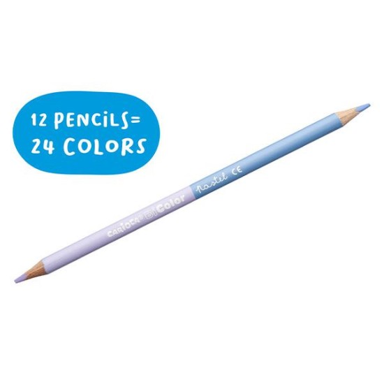 Carioca Bicolor ξυλομπογιές 12 χρωμάτων Carioca Bicolor ξυλομπογιές 12 χρωμάτων