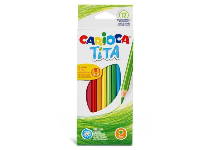 Carioca Tita ξυλομπογιές 12 χρωμάτων