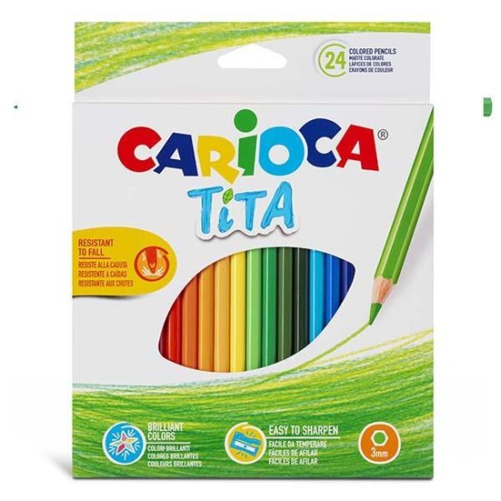 Carioca Tita ξυλομπογιές 24 χρωμάτων Carioca Tita ξυλομπογιές 24 χρωμάτων