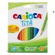 Carioca Tita ξυλομπογιές 24 χρωμάτων Carioca Tita ξυλομπογιές 24 χρωμάτων