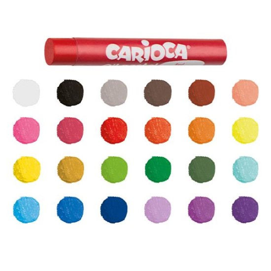 Carioca λαδοπαστέλ 24 χρωμάτων Carioca λαδοπαστέλ 24 χρωμάτων
