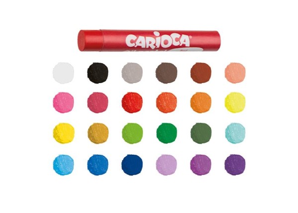Carioca λαδοπαστέλ 24 χρωμάτων Carioca λαδοπαστέλ 24 χρωμάτων