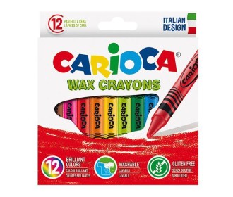 Carioca κηρομπογιές 12 χρωμάτων