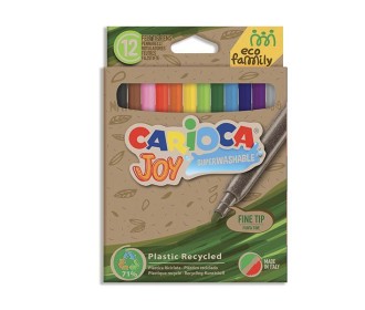 Carioca EcoFamily Joy μαρκαδόροι 12 χρωμάτων Carioca EcoFamily Joy μαρκαδόροι 12 χρωμάτων