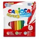 Carioca Bravo super washable μαρκαδόροι 12 χρωμάτων Carioca Bravo super washable μαρκαδόροι 12 χρωμάτων