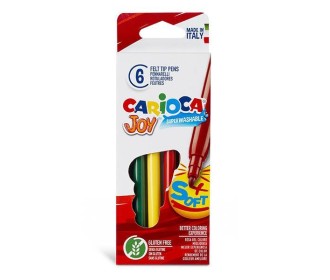 Carioca Joy μαρκαδόροι 6 χρωμάτων Carioca Joy μαρκαδόροι 6 χρωμάτων