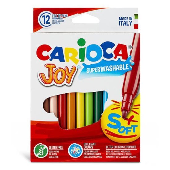 Carioca Joy μαρκαδόροι 12 χρωμάτων Carioca Joy μαρκαδόροι 12 χρωμάτων