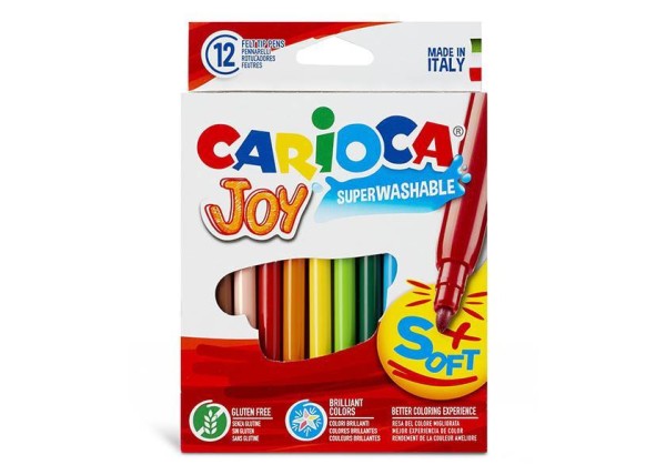 Carioca Joy μαρκαδόροι 12 χρωμάτων