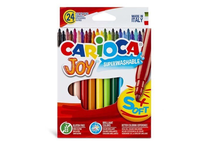 Carioca Joy μαρκαδόροι 24 χρωμάτων