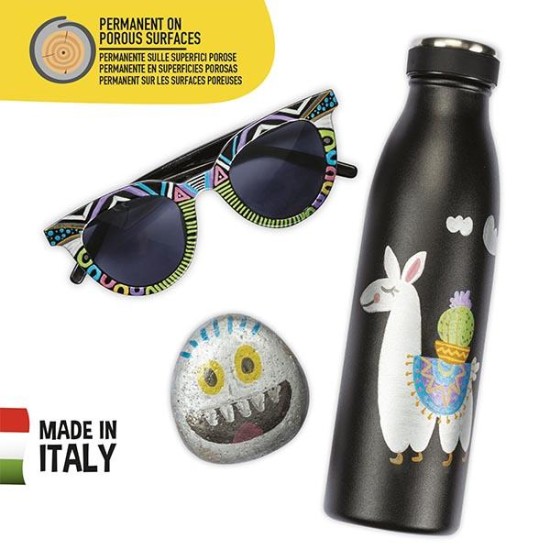 Carioca Metallic Maximarkers μαρκαδόροι 8 χρωμάτων fine tip Carioca Metallic Maximarkers μαρκαδόροι 8 χρωμάτων fine tip