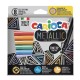 Carioca Metallic Maximarkers μαρκαδόροι 8 χρωμάτων fine tip Carioca Metallic Maximarkers μαρκαδόροι 8 χρωμάτων fine tip