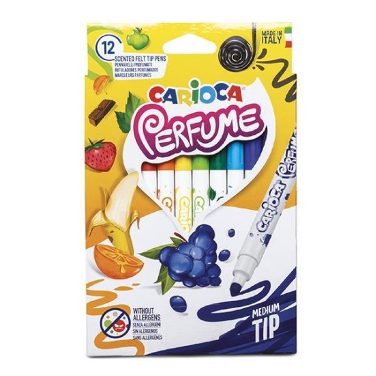 Carioca perfume μαρκαδόροι 12 χρωμάτων Carioca perfume μαρκαδόροι 12 χρωμάτων
