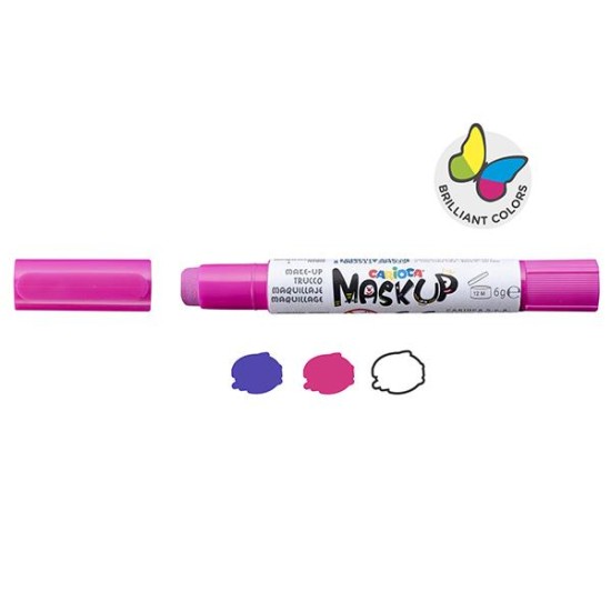 Carioca Mask Up προσώπου Princess σετ 3 χρωμάτων Carioca Mask Up προσώπου Princess σετ 3 χρωμάτων