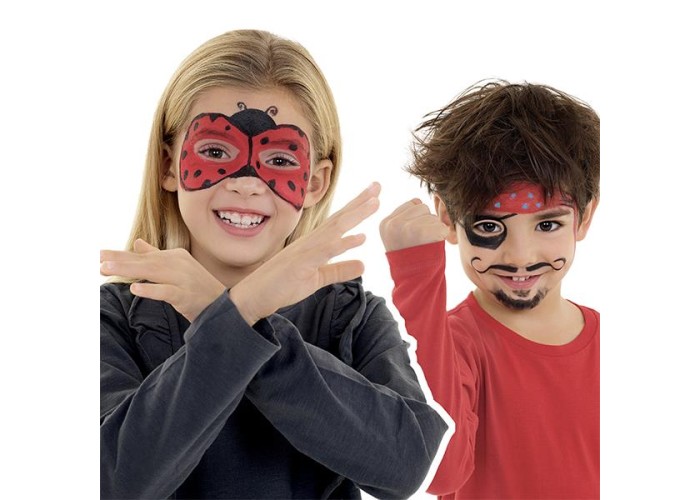 Carioca Mask Up προσώπου Carnivalσετ 3 χρωμάτων Carioca Mask Up προσώπου Carnivalσετ 3 χρωμάτων
