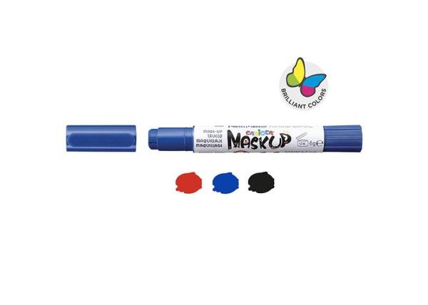 Carioca Mask Up προσώπου Carnivalσετ 3 χρωμάτων Carioca Mask Up προσώπου Carnivalσετ 3 χρωμάτων