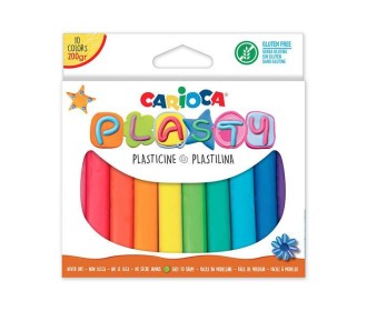 Carioca πλαστελίνη σε ράβδους 10χρώματα, 200gr. σε blister Carioca πλαστελίνη σε ράβδους 10χρώματα, 200gr. σε blister