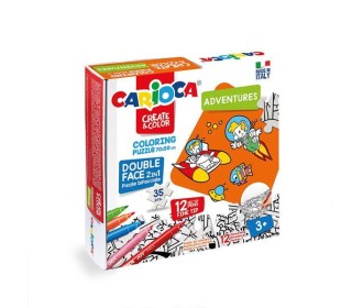Carioca Puzzle 2σε1 χρωματίζω 