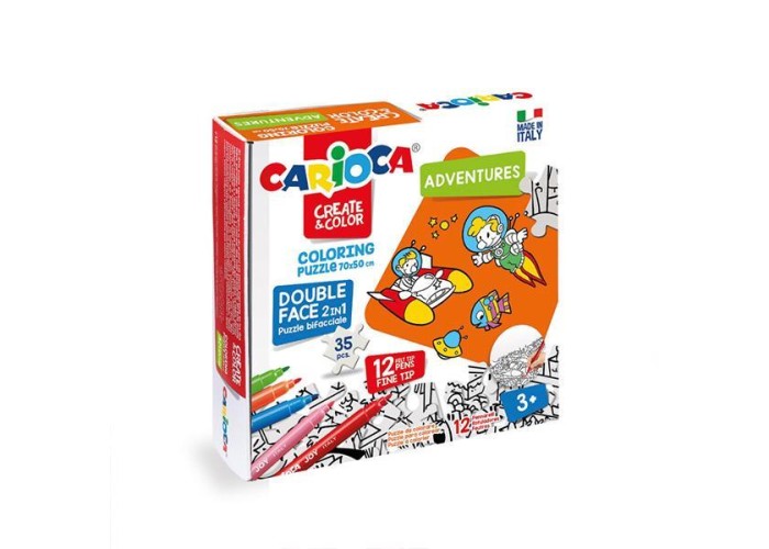Carioca Puzzle 2σε1 χρωματίζω Carioca Puzzle 2σε1 χρωματίζω