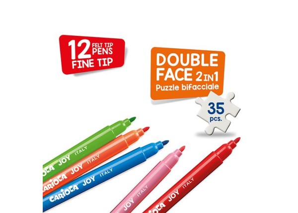 Carioca Puzzle 2σε1 χρωματίζω  Carioca Puzzle 2σε1 χρωματίζω