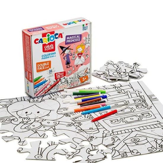 Carioca Puzzle 2σε1 χρωματίζω Carioca Puzzle 2σε1 χρωματίζω