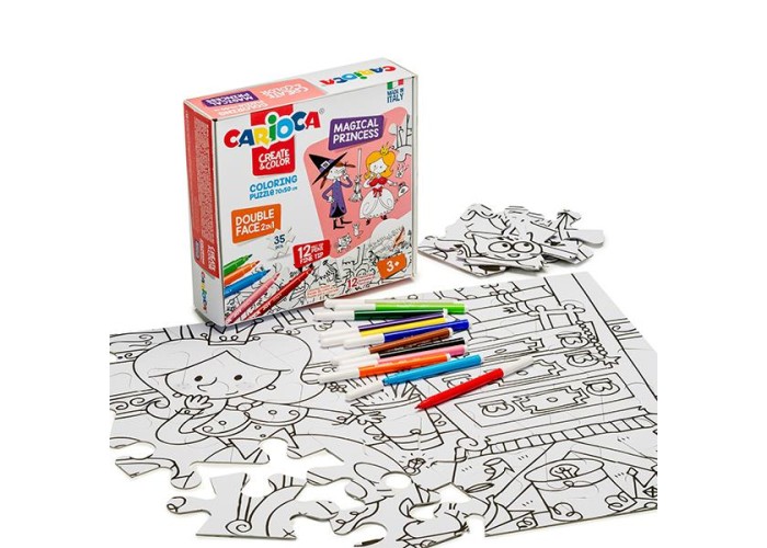 Carioca Puzzle 2σε1 χρωματίζω Carioca Puzzle 2σε1 χρωματίζω