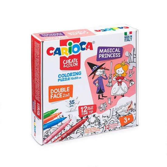 Carioca Puzzle 2σε1 χρωματίζω Carioca Puzzle 2σε1 χρωματίζω