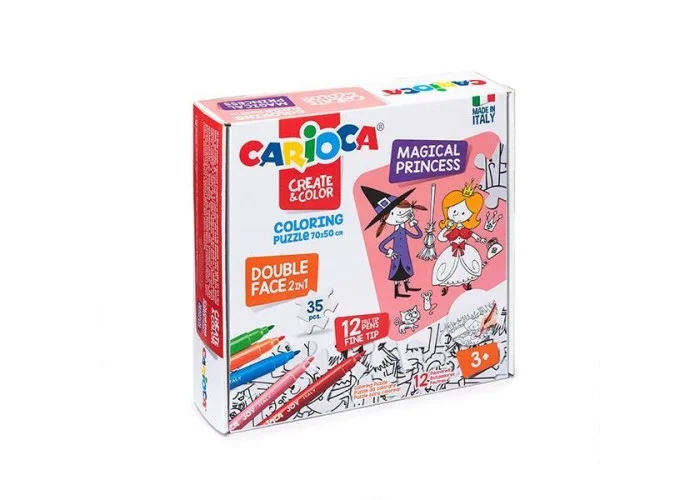 Carioca Puzzle 2σε1 χρωματίζω 