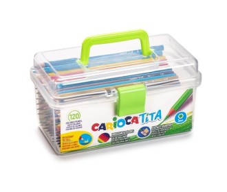 Carioca Tita ξυλομπογιές 120 χρωμάτων σε βαλιτσάκι Carioca Tita ξυλομπογιές 120 χρωμάτων σε βαλιτσάκι