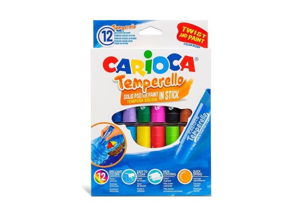 Carioca Temperello μαρκαδόροι ζωγραφικής 12 χρωμάτων Carioca Temperello μαρκαδόροι ζωγραφικής 12 χρωμάτων