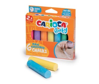 Carioca Baby κιμωλίες maxi σετ 6τμχ Carioca Baby κιμωλίες maxi σετ 6τμχ