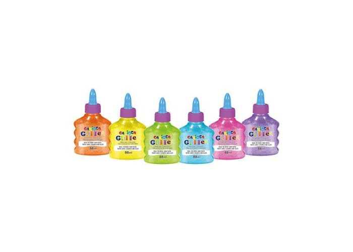 Carioca χρυσόκολλα neon 88ml, 6 χρωμάτων
