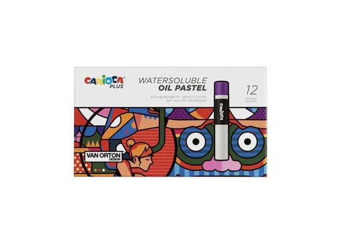 Carioca plus λαδοπαστέλ 12τεμ.