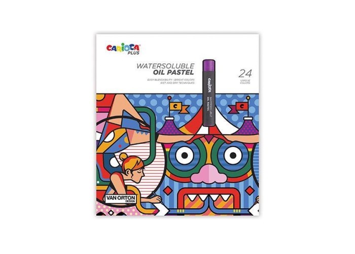 Carioca plus λαδοπαστέλ 24τεμ. Carioca plus λαδοπαστέλ 24τεμ.